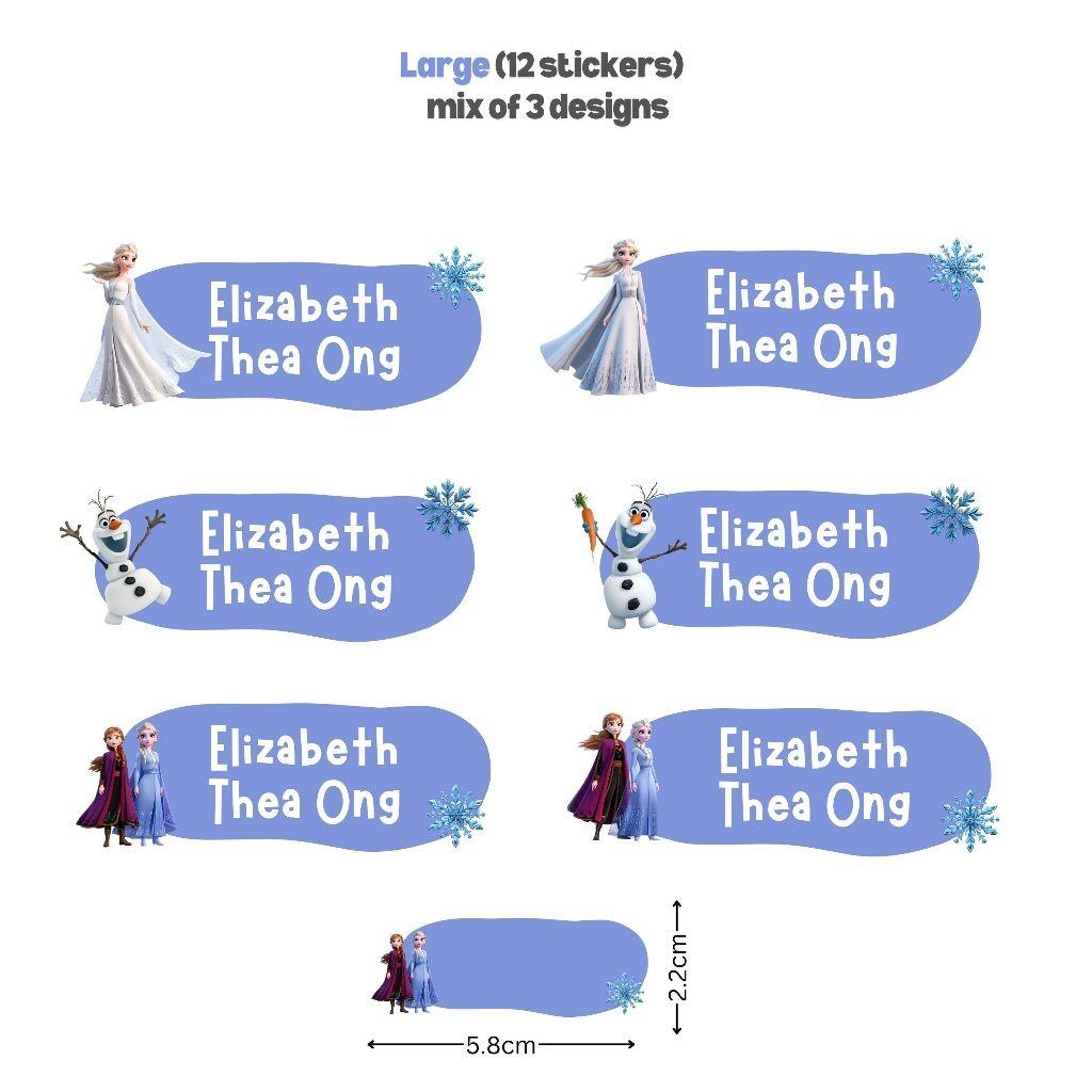 [ Sticker ] Personalised Waterproof Name Sticker Set