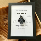 [Hero Dad Knight] Father's Day Minifigure Photo Frame