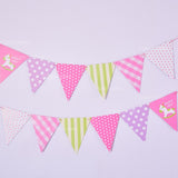 [SG Instock] Decorative Happy Birthday Banner Garland Triangle Flag Bunting for Party Decoration