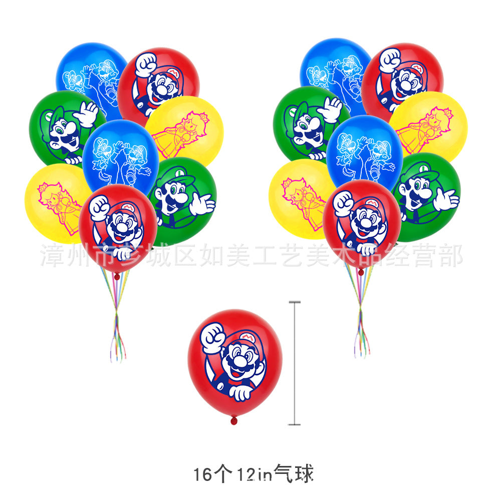 Super Mario Balloons Birthday Pack Set 3