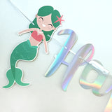 Mermaid Happy Birthday Garland Banner