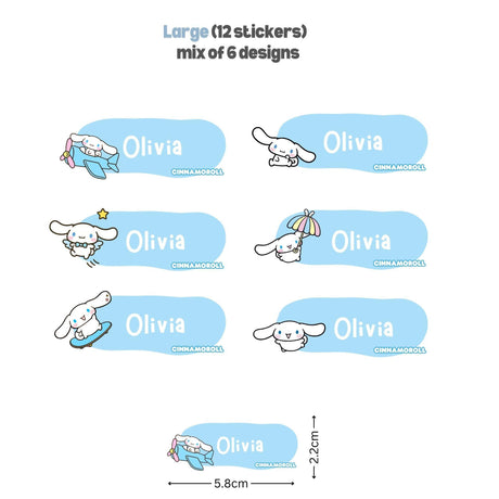 [ Sticker ] Personalised Waterproof Name Sticker Set