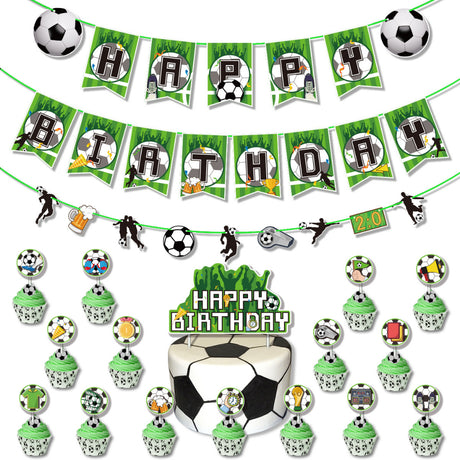 Soccer Balloon Birthday Pack