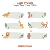 [ Sticker ] Personalised Waterproof Name Sticker Set