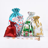 Christmas Gift Drawstring Packaging Bag Goodie