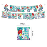 Mermaid Birthday Decoration Pack for party event celebration Ariel Mermaid Under The Sea set