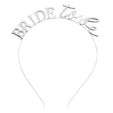 Premium Cursive Bride to be Tiara - Silver