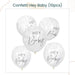 12inch Printed Blush Hello Baby Confetti Hey Baby Latex Balloon 10pcs Set