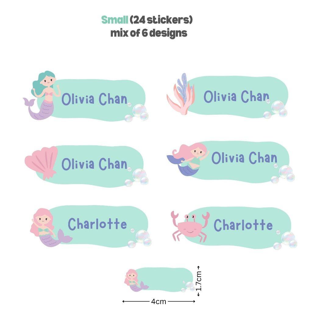 [ Sticker ] Personalised Waterproof Name Sticker Set