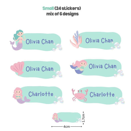 [ Sticker ] Personalised Waterproof Name Sticker Set
