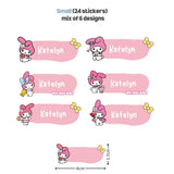 [ Sticker ] Personalised Waterproof Name Sticker Set