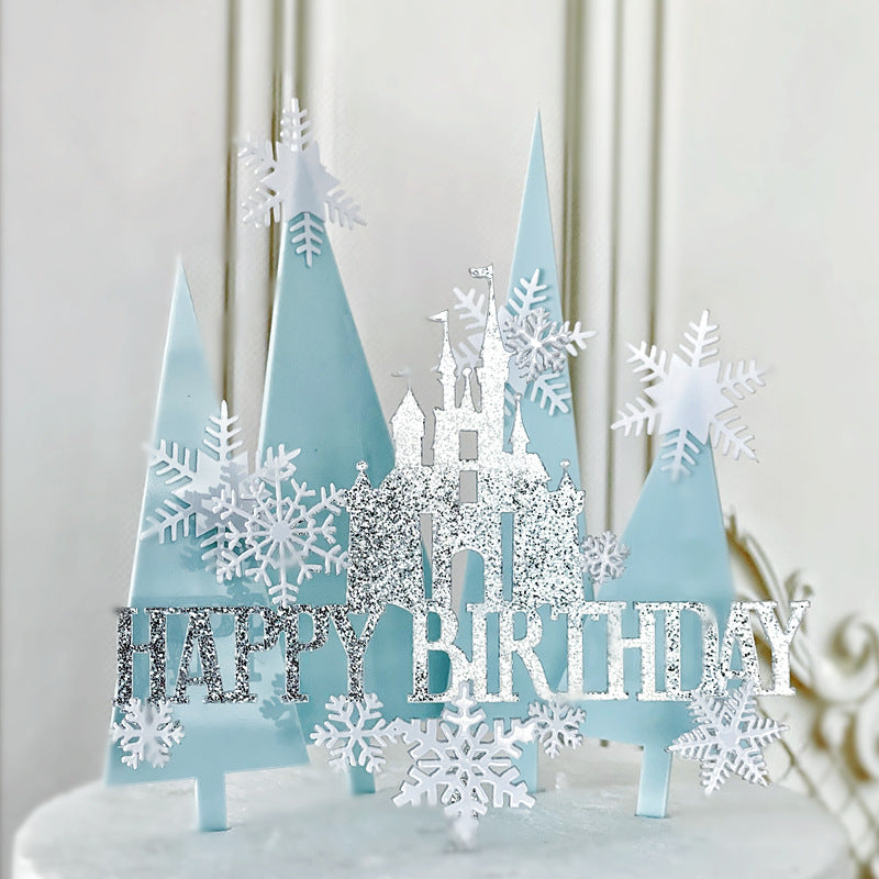 Castle Birthday Cake Topper