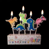 Cartoon Birthday Candles - Dinosaur