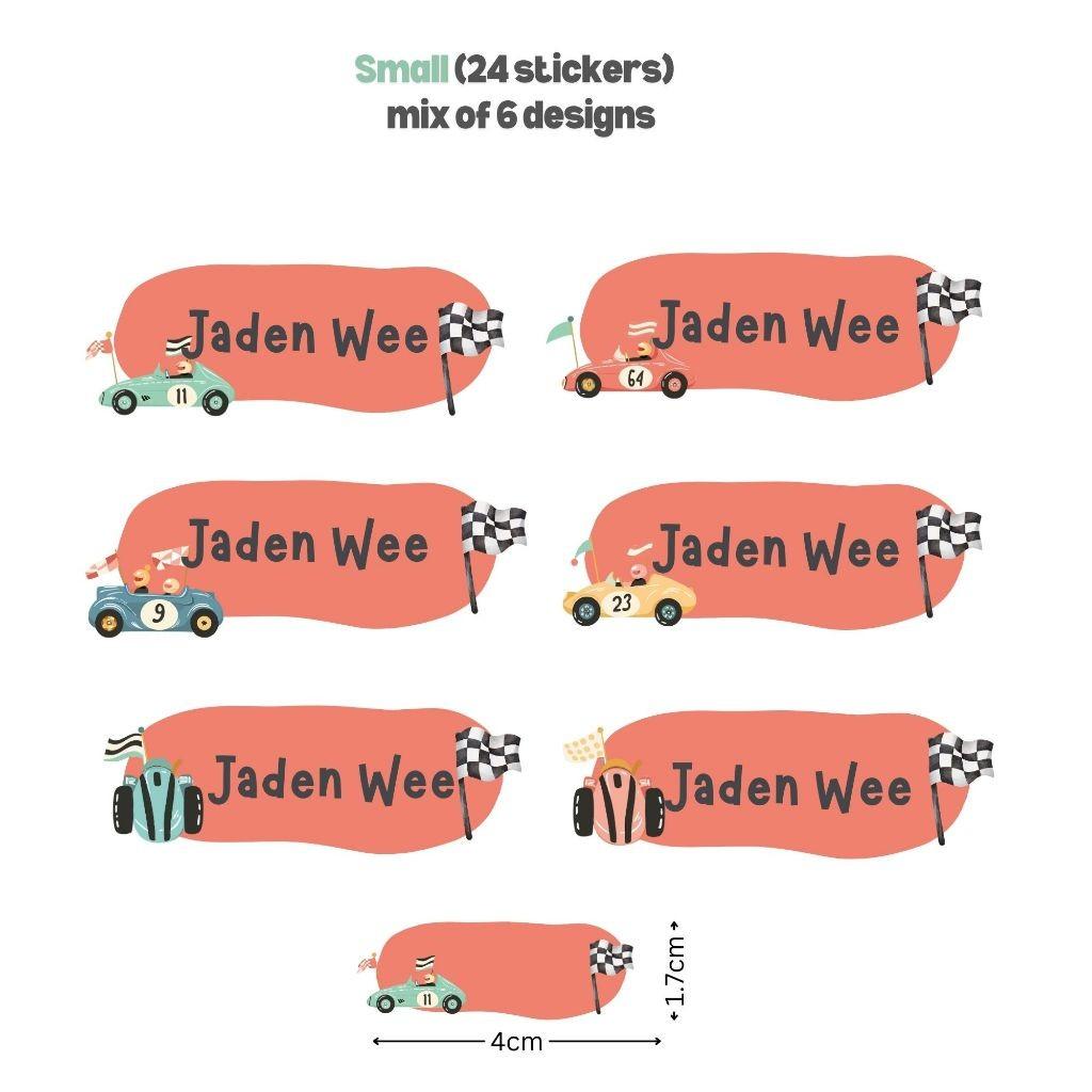 [ Sticker ] Personalised Waterproof Name Sticker Set