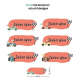 [ Sticker ] Personalised Waterproof Name Sticker Set