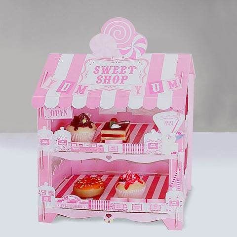 Kids Cake Cupcake Dessert Stand - 2 Tier Pink Shop