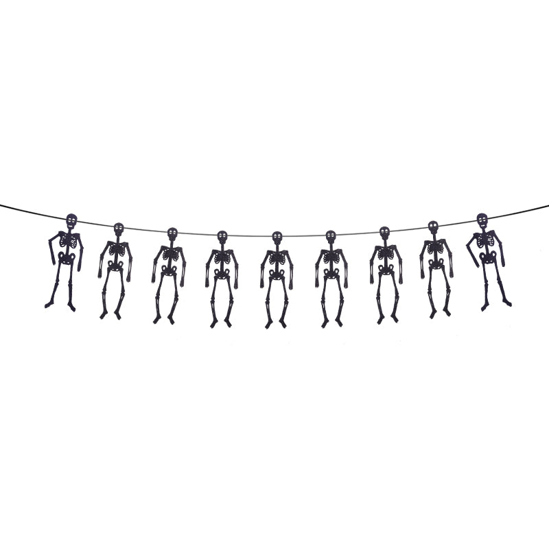 Halloween Skull Skeleton Banner