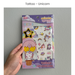 Kids Luminous Tattoo Sticker Pack Princess Dinosaur Super Hero Unicorn Vehicle