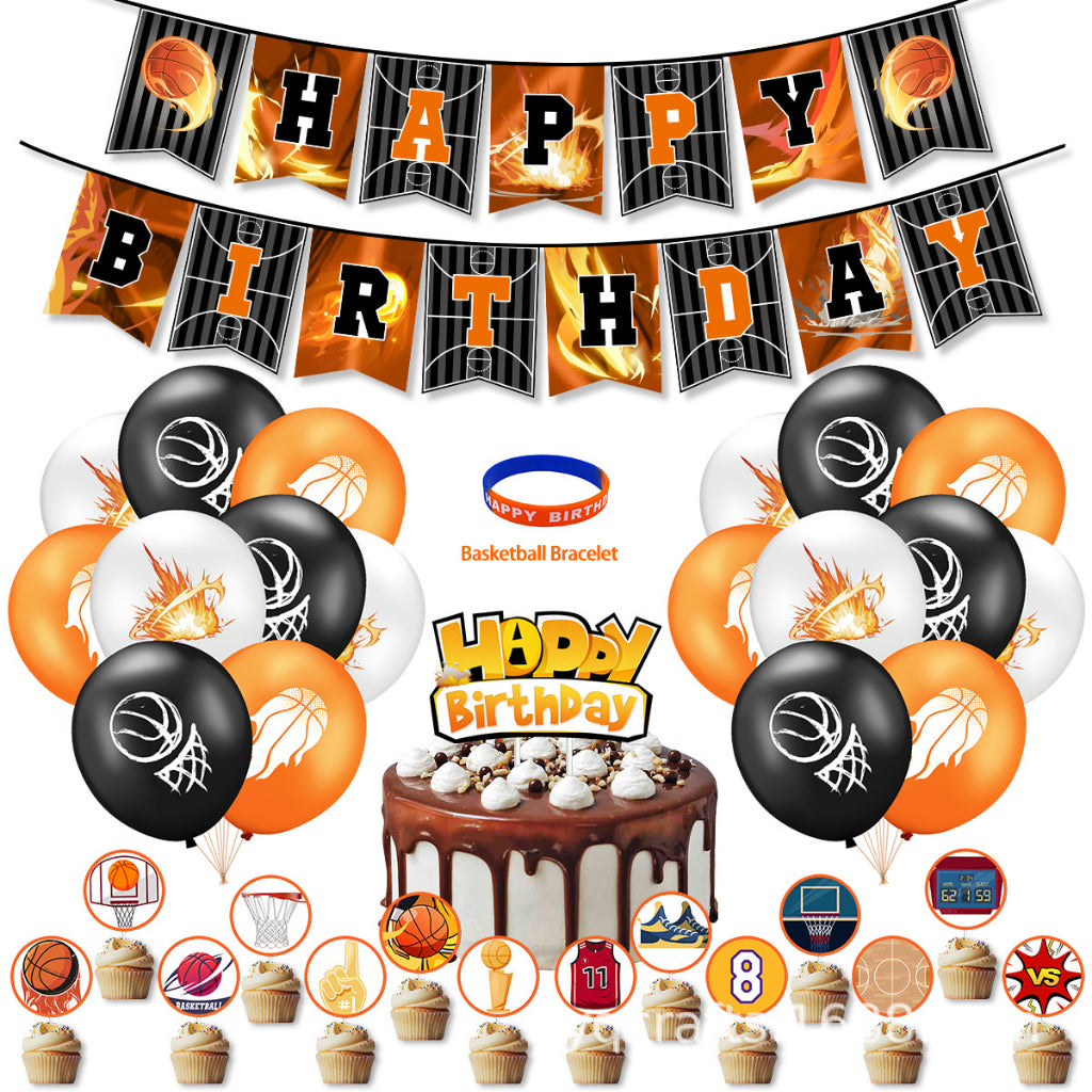 Basketball Balloon Birthday Set 2