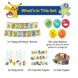 Pokemon Balloon Birthday Set 3
