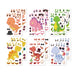 6pcs set DIY Sticker for kids