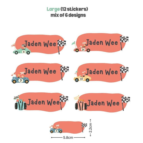 [ Sticker ] Personalised Waterproof Name Sticker Set