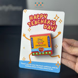 Best Teacher Tiger Balm with Teacher's Day Card