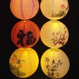 Round Antique Design Mid-Autumn Paper Lantern