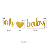 Oh Baby Balloon Banner Set