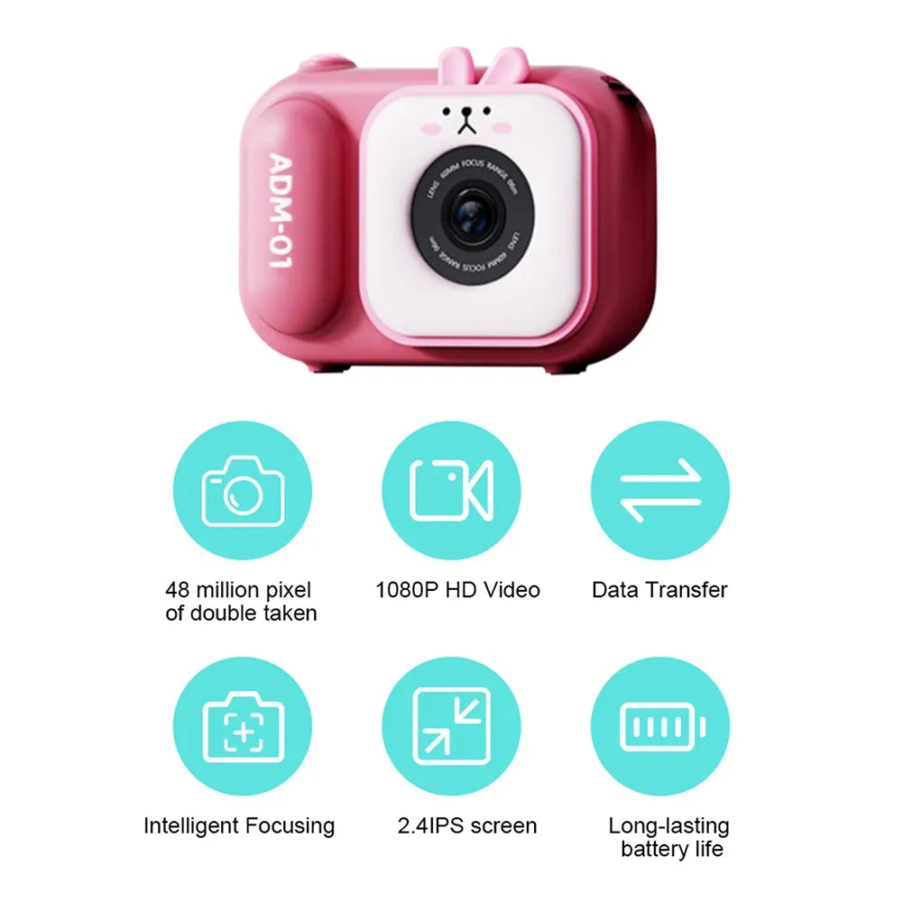 48mega Pixel Kids Camera Dual Lens 48million pixel photo 1080 Video Recording