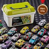 Storage Bucket Alloy Racing Mini Toy Cars