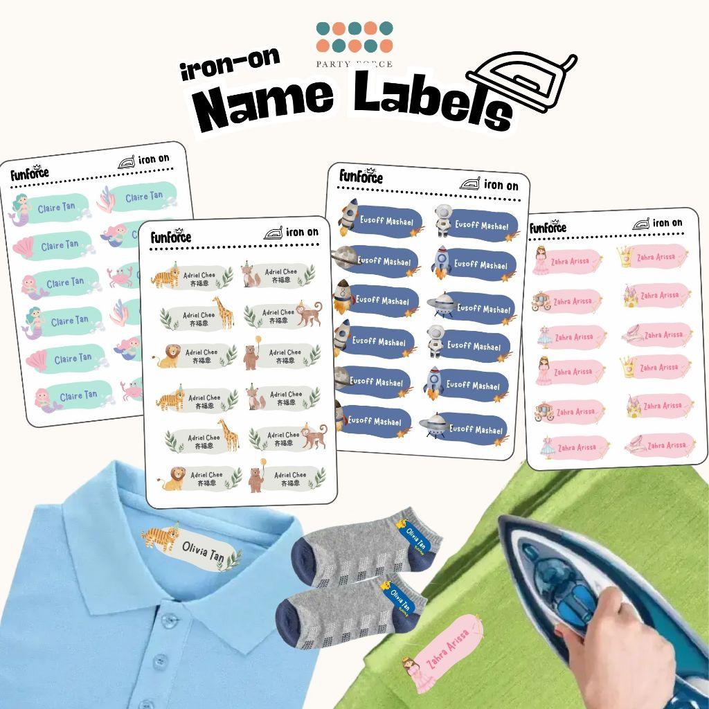 [ Iron on ] Name label
