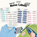 [ Iron on ] Name label