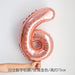 All 32inch Number Balloon No Helium 32 inch Number Balloon