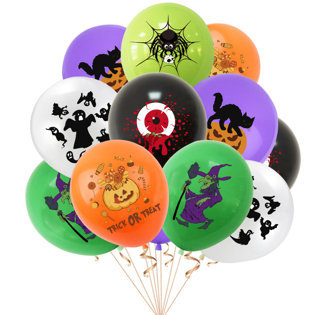 Halloween 6pcs/set Latex Balloons