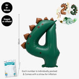Personalised Dinosaur Theme Birthday Balloon Party Balloon Banner Decoration