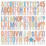 A to Z Alphabets Letters Craft Stickers