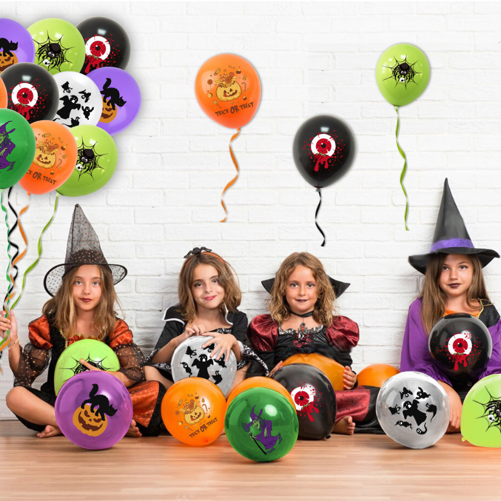 Halloween 6pcs/set Latex Balloons