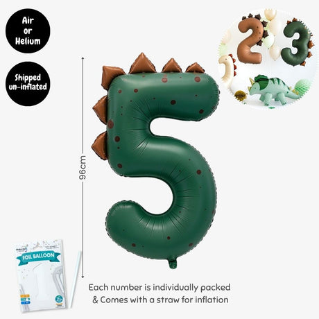 Personalised Dinosaur Theme Birthday Balloon Party Balloon Banner Decoration
