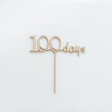 [SG Seller] - Birthday 100days number wooden cake topper