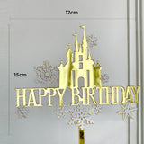 Castle Birthday Cake Topper