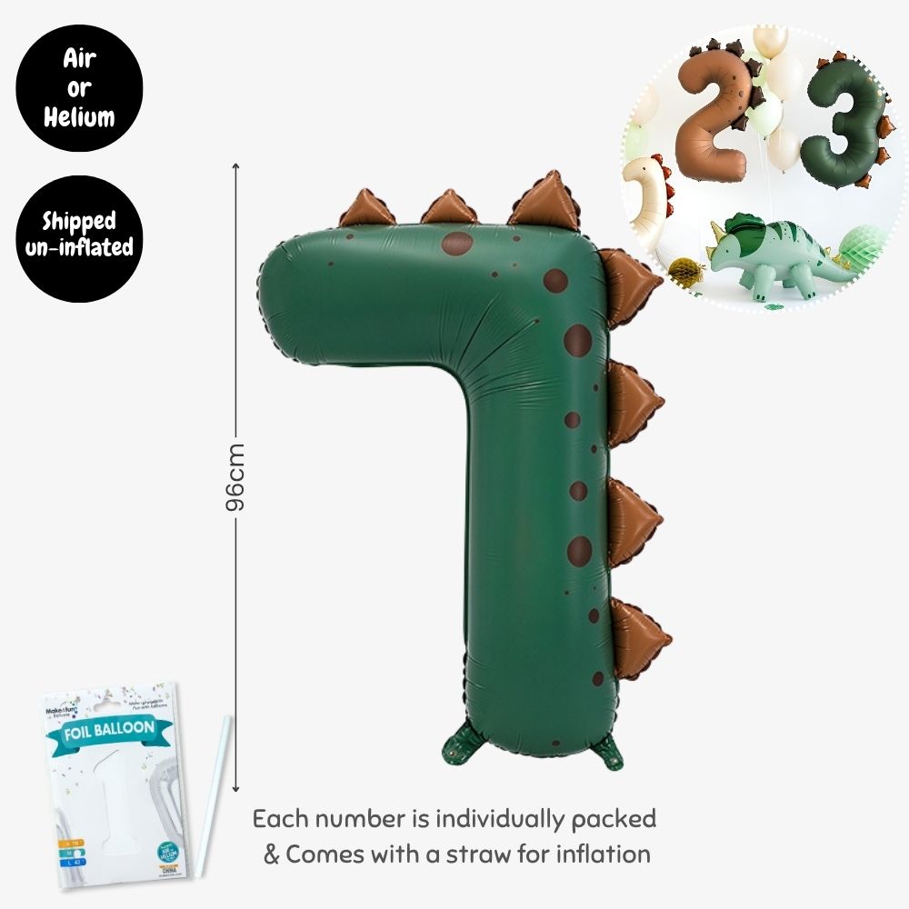 Personalised Dinosaur Theme Birthday Balloon Party Balloon Banner Decoration