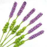 Knitted Woven Lavender Handmade Flower