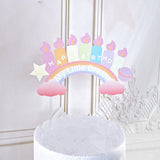 Rainbow Candle Birthday Cake Topper