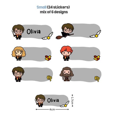 [ Sticker ] Personalised Waterproof Name Sticker Set