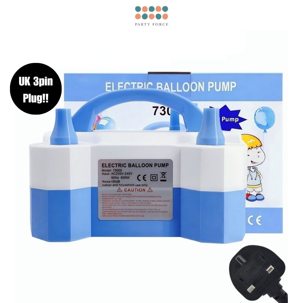 Electric Balloon Pump with Twin Nozzle (Not Helium Tank gas)