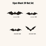 [SG Seller] Halloween Bat Wall Stickers backdrop decoration for Halloween party display event