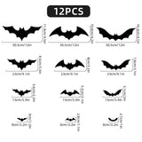 Halloween Bat Wall Stickers 3D Decals