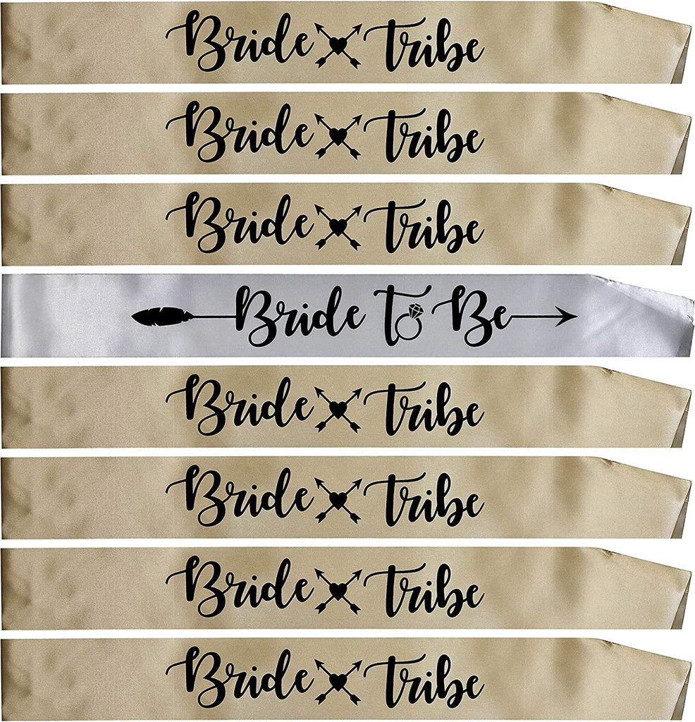 Bride To Be Bride Tribe Sash - Champagne Set