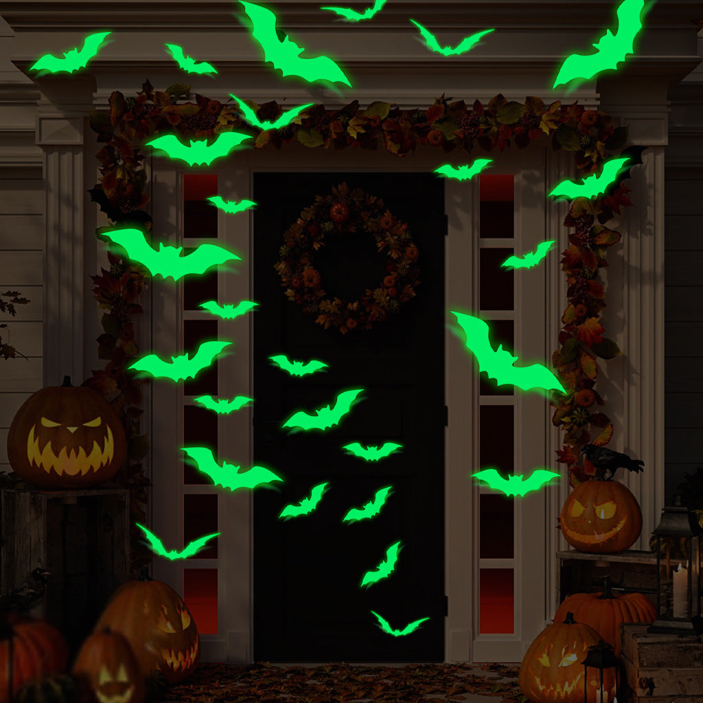 Halloween Bat Wall Stickers 3D Decals